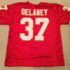 Joe Delaney UNSIGNED CUSTOM Made Red Jersey