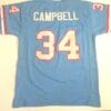 Earl Campbell UNSIGNED CUSTOM Made Blue Jersey