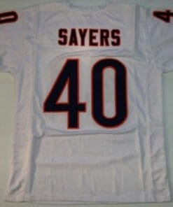Gale Sayers UNSIGNED CUSTOM Made White Jersey