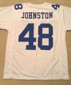 Daryl Johnston UNSIGNED CUSTOM Made White Jersey