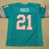 Jim Kiick UNSIGNED CUSTOM Made Teal Jersey