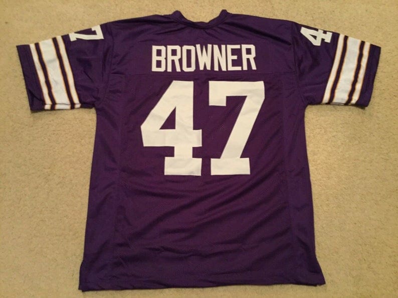 Joey Browner UNSIGNED CUSTOM Made Purple Jersey