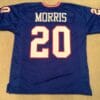 Joe Morris UNSIGNED CUSTOM Made Blue Jersey