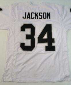 Bo Jackson UNSIGNED CUSTOM Made White Jersey