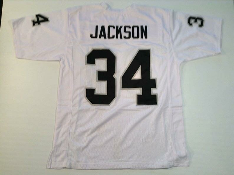 Bo Jackson UNSIGNED CUSTOM Made White Jersey