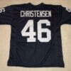 Todd Christensen UNSIGNED CUSTOM Made Black Jersey