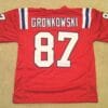 Rob Gronkkowski UNSIGNED CUSTOM Made Red Jersey