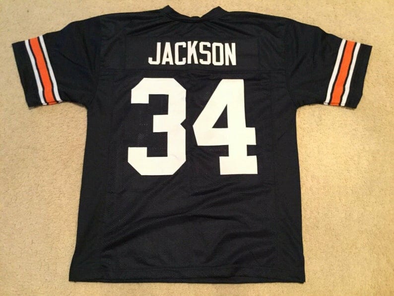 Bo Jackson UNSIGNED CUSTOM Made Blue Jersey