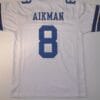 Troy Aikman UNSIGNED CUSTOM White Jersey