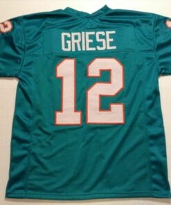 Bob Griese UNSIGNED CUSTOM Made Teal Jersey