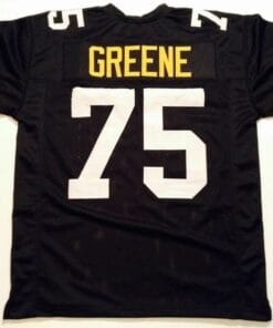 Joe Greene UNSIGNED CUSTOM Made Black Jersey