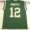 Joe Namath UNSIGNED CUSTOM Made Green Jersey