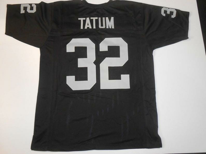 Jack Tatum UNSIGNED CUSTOM Made Black Jersey