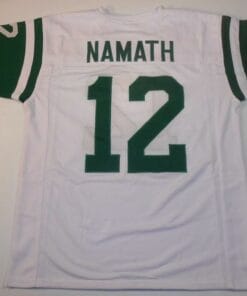 Joe Namath UNSIGNED CUSTOM Made White Jersey