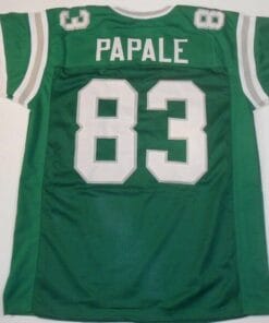 Vince Papale UNSIGNED CUSTOM Made Green Jersey