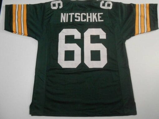 Ray Nitschke UNSIGNED CUSTOM Made Green Jersey