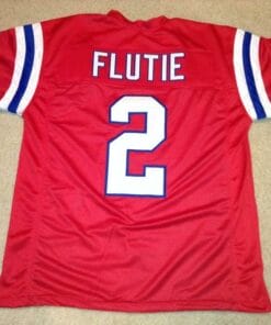Doug Flutie UNSIGNED CUSTOM Made Red Jersey