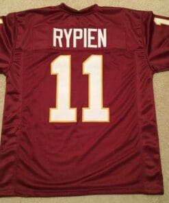 Mark Rypien UNSIGNED CUSTOM Made Maroon Jersey