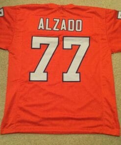 Lyle Alzado UNSIGNED CUSTOM Made Orange Jersey