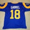 Roman Gabriel UNSIGNED CUSTOM Made Blue Jersey