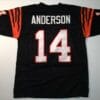 Ken Anderson UNSIGNED CUSTOM Made Black Jersey