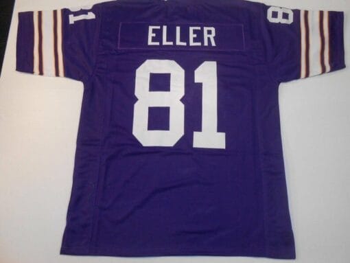 Carl Eller UNSIGNED CUSTOM Made Purple Jersey