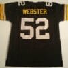 Mike Webster UNSIGNED CUSTOM Made Black Jersey