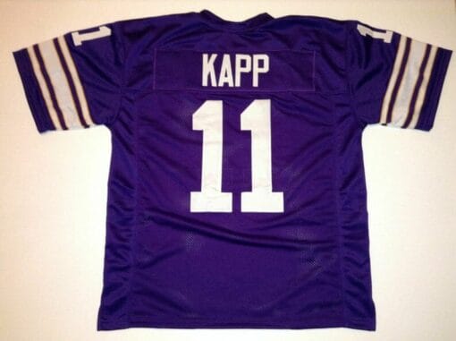 Joe Kapp UNSIGNED CUSTOM Made Purple Jersey