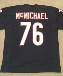 Steve McMichael UNSIGNED CUSTOM Made Blue Jersey