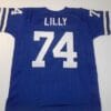 Bob Lilly UNSIGNED CUSTOM Made Blue Jersey