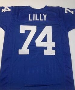 Bob Lilly UNSIGNED CUSTOM Made Blue Jersey