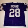 Ahmad Rashad UNSIGNED CUSTOM Made Purple Jersey