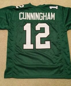 Randall Cunningham UNSIGNED CUSTOM Made Green Jersey