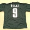 Nick Foles UNSIGNED CUSTOM Made Green Jersey