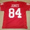 Brent Jones UNSIGNED CUSTOM Made Red Jersey