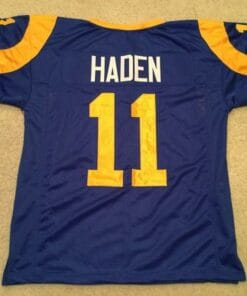 Pat Haden UNSIGNED CUSTOM Made Blue Jersey