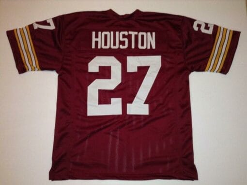 Ken Houston UNSIGNED CUSTOM Made Burgundy Jersey