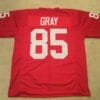 Mel Gray UNSIGNED CUSTOM Made Red Jersey