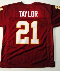 Sean Taylor UNSIGNED CUSTOM Made Burgundy Jersey