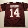 Otto Graham UNSIGNED CUSTOM Made Brown Jersey