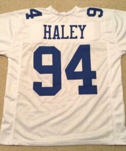 Charles Haley UNSIGNED CUSTOM Sewn Stitched White Jersey