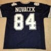 Jay Novacek UNSIGNED CUSTOM Sewn Stitched Blue Jersey