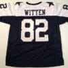 Jason Witten UNSIGNED CUSTOM Sewn Stitched Thanksgiving Jersey