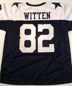 Jason Witten UNSIGNED CUSTOM Sewn Stitched Thanksgiving Jersey