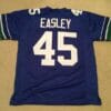 Kenny Easley UNSIGNED CUSTOM Sewn Stitched Blue Jersey