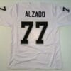 Lyle Alzado UNSIGNED CUSTOM Sewn Stitched White Jersey