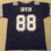 Michael Irvin UNSIGNED CUSTOM Sewn Stitched Blue Jersey