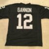Rich Gannon UNSIGNED CUSTOM Sewn Stitched Black Jersey