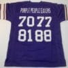 Purple People Eaters UNSIGNED CUSTOM Sewn Stitched Purple Jersey