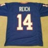 Frank Reich UNSIGNED CUSTOM Sewn Stitched Blue Jersey
